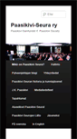 Mobile Screenshot of paasikivi-seura.fi